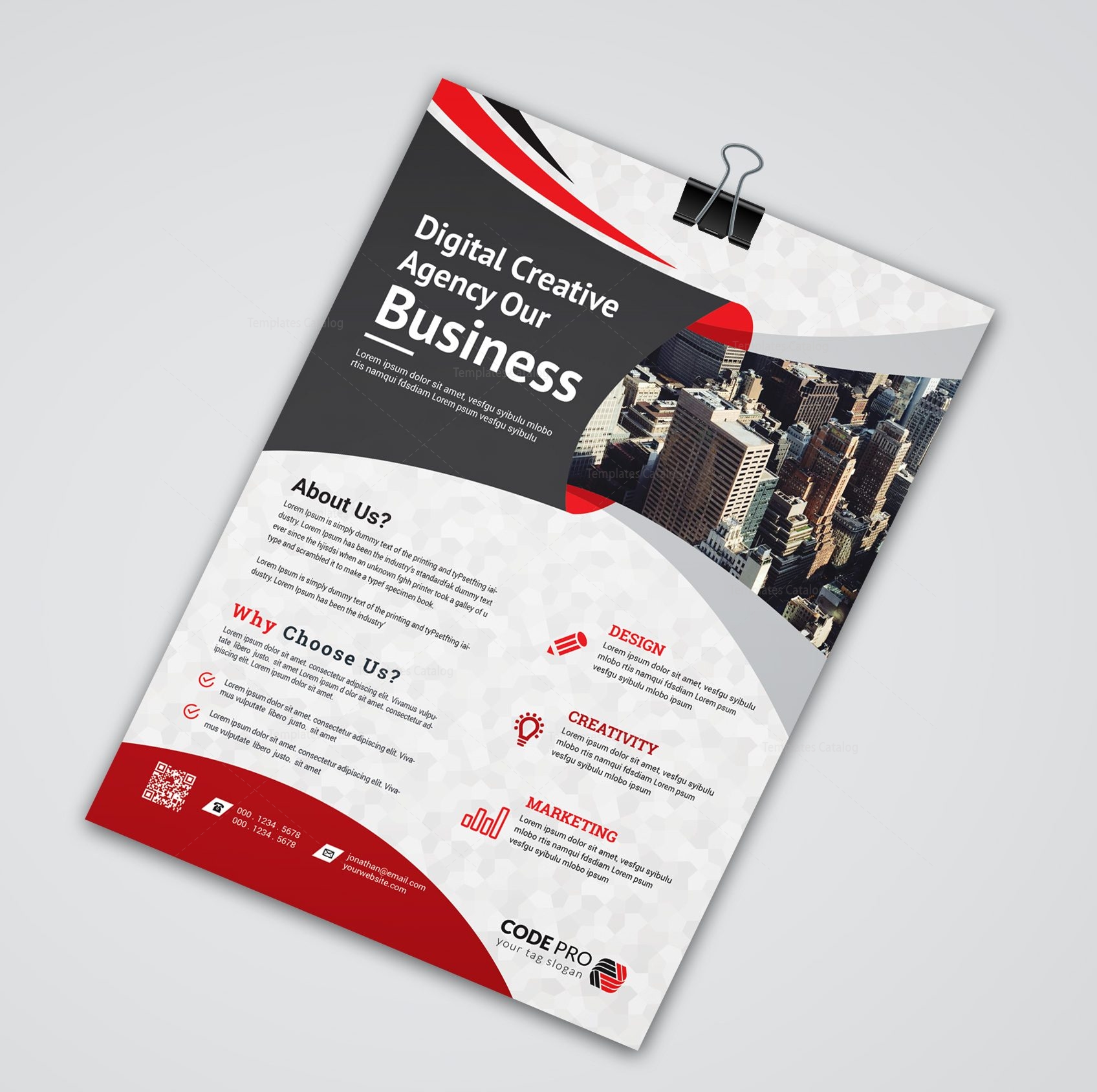 Brussels Creative Business Flyer Design Template Graphic Mega Graphic Templates Store